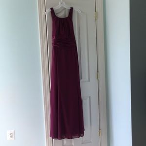 David’s Bridal Sangria Bridesmaid dress